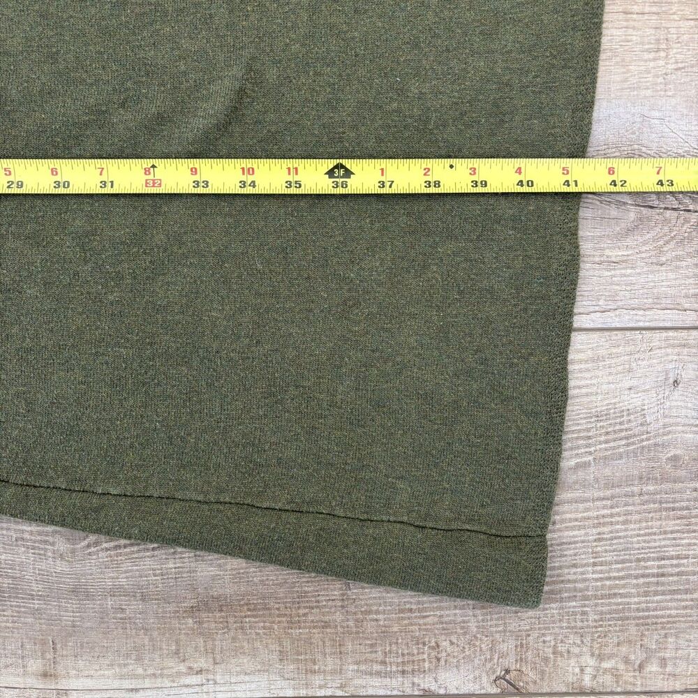 J. Jill Womens Green Sweater Dress 2X Cotton Capsule Classic Minimalist Teacher - Picture 12 of 12